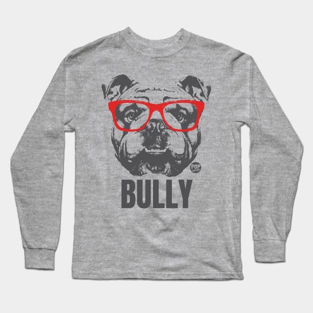 bulldog Long Sleeve T-Shirt by toddgoldmanart